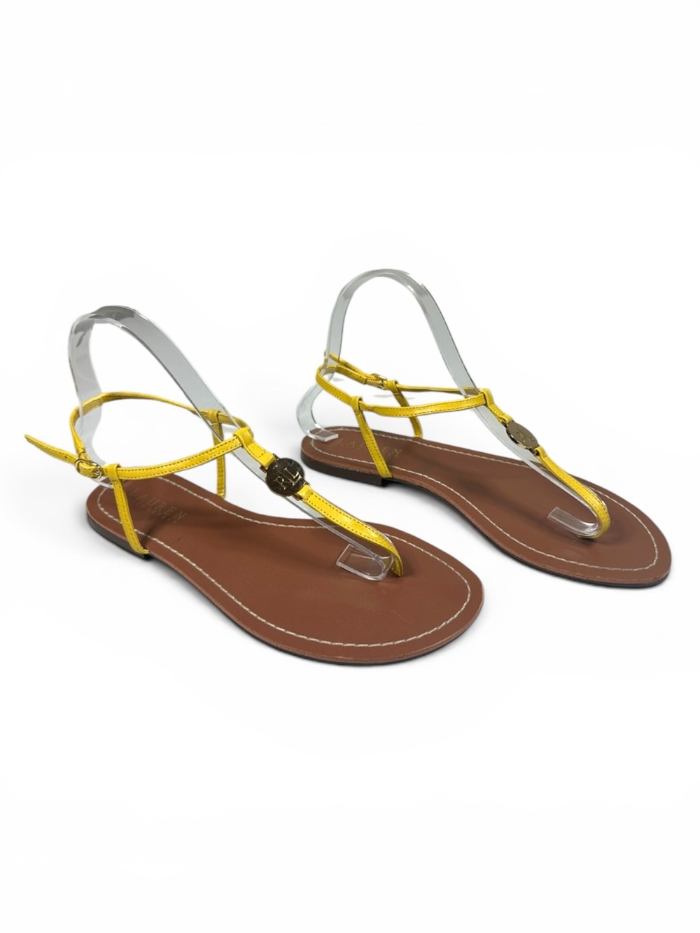 Lauren Ralph Lauren Aimon T-Bar Strappy Ankle Sandals